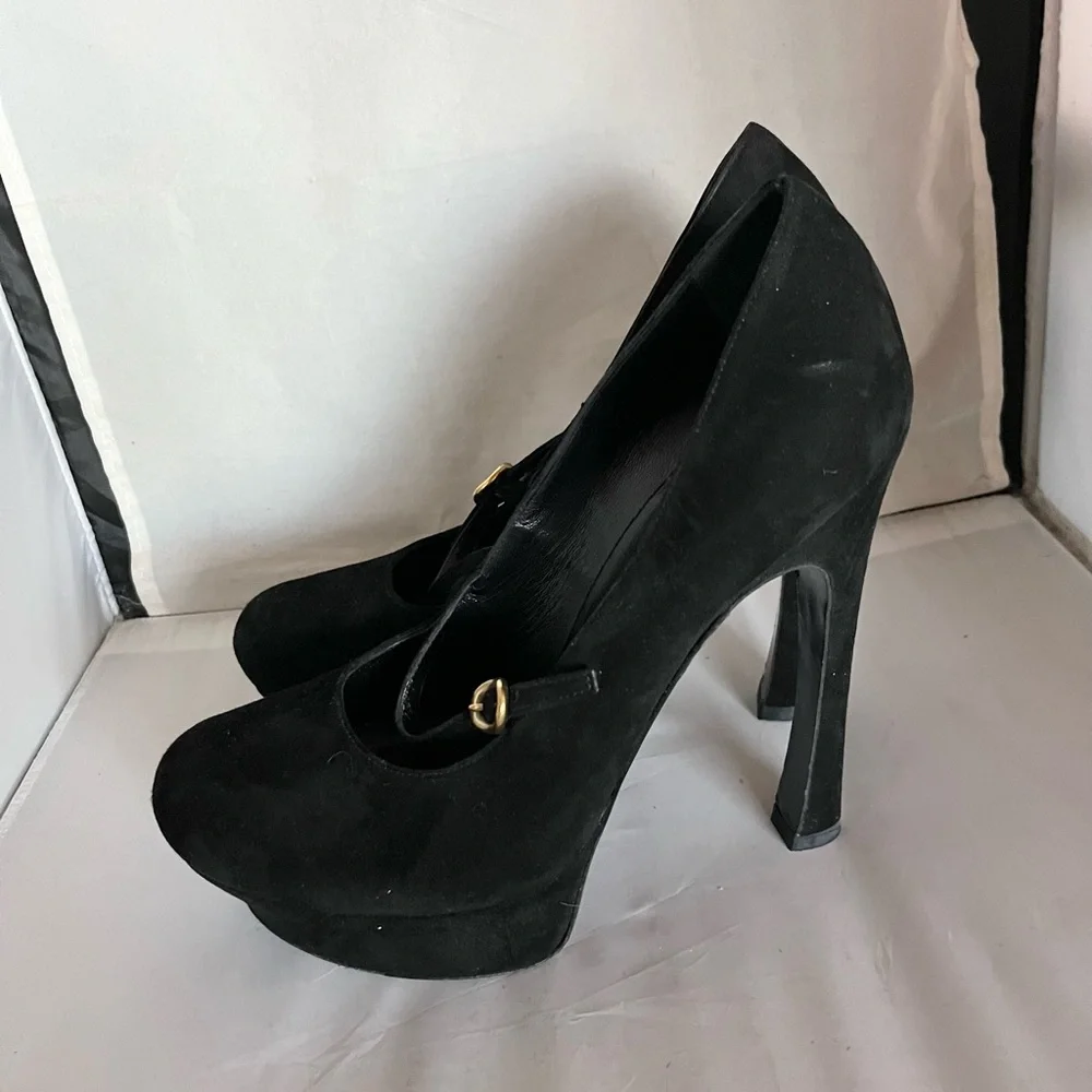 Yves Saint Laurent Mary Jane Tribtoo platform heels EU 40.5 US10.5